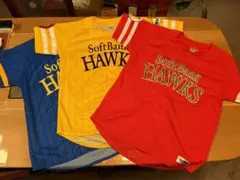 ソフトバンクホークス　鷹の祭典　野球ユニフォーム　メンズ　Lサイズ　3色セット