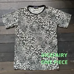 y2k アーカイブ VICEFAIRY ヒョウ柄ビジューTシャツ 42 S