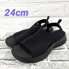 SKECHERS❣️スケッチャーズ❣️ヨガフォーム　ブラック スポーツサンダル 24