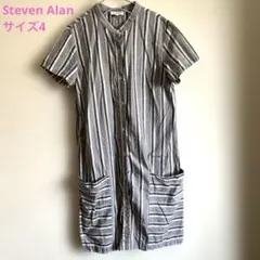 Steven Alan（スティーブンアラン）半袖 シャツワンピース サイズ4のサムネイル