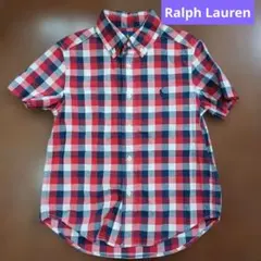 Ralph Lauren 半袖　チェックシャツ 4　ポロラルフローレン　ブラウス