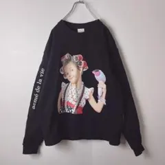u*7様 美品　アクメドラビ　スウェット　トレーナー　両面プリント　韓国　古着