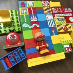アンパンマンブロックラボ 消防署 SLマン色々セット