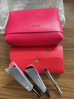 LANCOME ポーチ、メイクブラシセット ケース付きのサムネイル