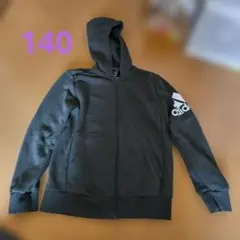 m*.様 アディダス　長袖ジップパーカー 140 カーキ