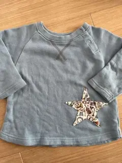 SENSE OF WONDER 青い長袖トップス　80 中古