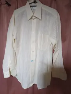 FILLE HOME ストライプワイシャツ　カッターシャツ　長袖シャツ40-82