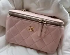 CHANEL キャビアスキン ヴァニティ バニティ ピンクのサムネイル