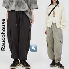 RAUCOHOUSE ラウコハウス カーゴパンツ ブラックMサイズ