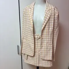 PIMMY ギンガムチェックセットアップ