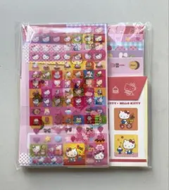 ハローキティ シールいっぱい　レターセット　キティ　平成レトロ　ボリューム