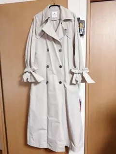 LANVIN en Bleu ベージュ トレンチコート 38のサムネイル
