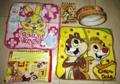 チップとデール ミスバニー タオル マステ メモ帳セット