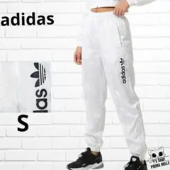 adidas アディダス ホワイト ジャージパンツ シャカパン Sサイズのサムネイル