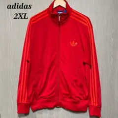 アディダスオリジナルス　トラックジャケット　2XL レッド　ファイヤーバード