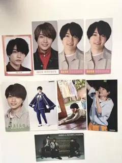 西畑大吾 デタカ 厚紙 ９枚セット なにわ男子 にしはただいご