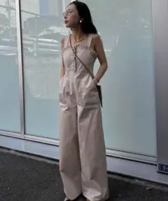 ameri FRILL DETAIL OVERALL