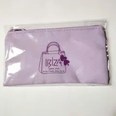 【新品・未開封】IBIZAのパープルカラーのファスナーポーチのサムネイル