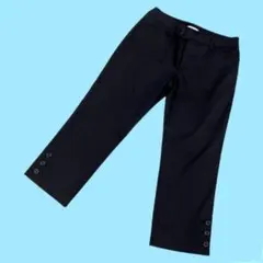アーヴェヴェスタンダード パンツ ブラック 40サイズ 裾ボタン A1347