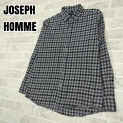JOSEPH HOMME　ジョゼフオム　チェックシャツ　サイズ48のサムネイル