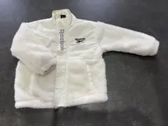 Reebok フリースジャケット 110サイズ ホワイト