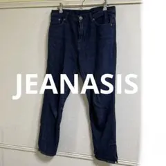 JEANASIS ダークブルーデニムパンツ ストレートスタイル