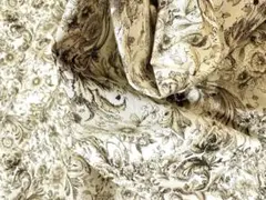 YUWA シャルマンコレクション　綿100% クリーム色 110cm幅✖️2M