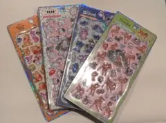 正規品　プチドロップステッカー　ディズニー　スティッチ　バンビ　プーさん　101