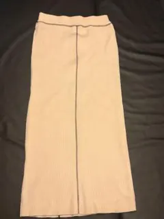 LOWRYS FARM ハイショクニットタイトスカート　LF522014CF