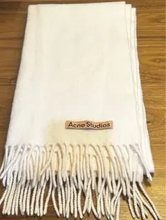Acne Studios フリンジウールスカーフ - ナロー