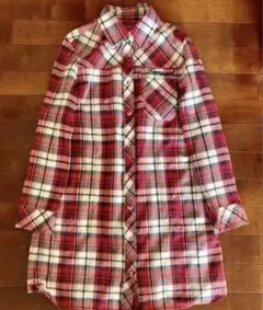 tommy girl チェック柄 長袖シャツ レッド Sのサムネイル