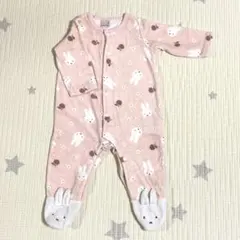 プティマイン　ミッフィー　足つきカバーオール