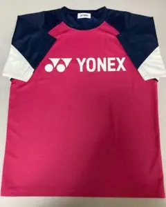 美品YONEX ピンク　ネイビー　ホワイト　Tシャツ