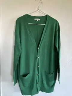 アダムエロペ　ロングニットカーディガン 長袖