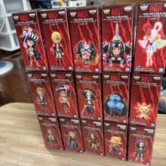 ワンピースFILM RED フィギュアセット vol.1〜3コンプリートセット‼️