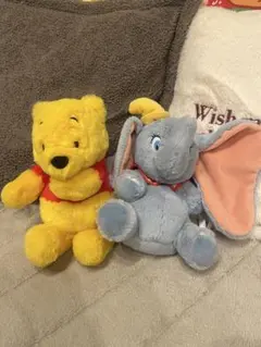 プーさんとダンボ ぬいぐるみセット