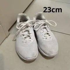 NIKEランニングシューズ　レディース　白　23cm