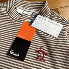 新品未使用品　Munsingwear タートルネックシャツ　HEAT NAVI