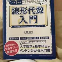 大学1年生もバッチリ分かる線形代数入門