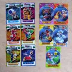 【当時物・11枚セット】マリオ クリアカード まとめ売り