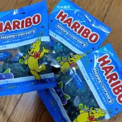 日本限定♥HARIBO Happy-versary ブルーベリー味 3袋セットのサムネイル