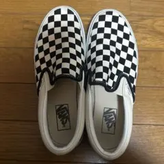 VANS チェック柄 スリッポン 5.5