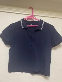 GU ネイビー 半袖ポロシャツ M