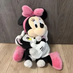 ミニーマウス ぬいぐるみ フィガロ抱っこ