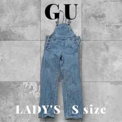 GU デニム オーバーオール　サロペット　LADY'S Sサイズ ライトブルー