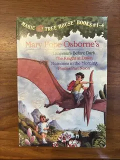 洋書　Magic Tree House Books #1-4 英語