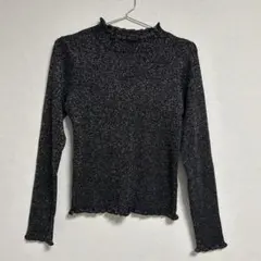 BROWNIE STANDARD ニット　ラメニット　ブラック