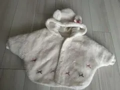 coeuracoeur キムラタン　フード付きアウター　ポンチョ