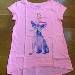 値下げ　GAP ピンクスパンコールTシャツ　120 早い者勝ち