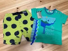 ラグマート　ブリーズ　新品Tシャツ80&usedハーフパンツ95 set